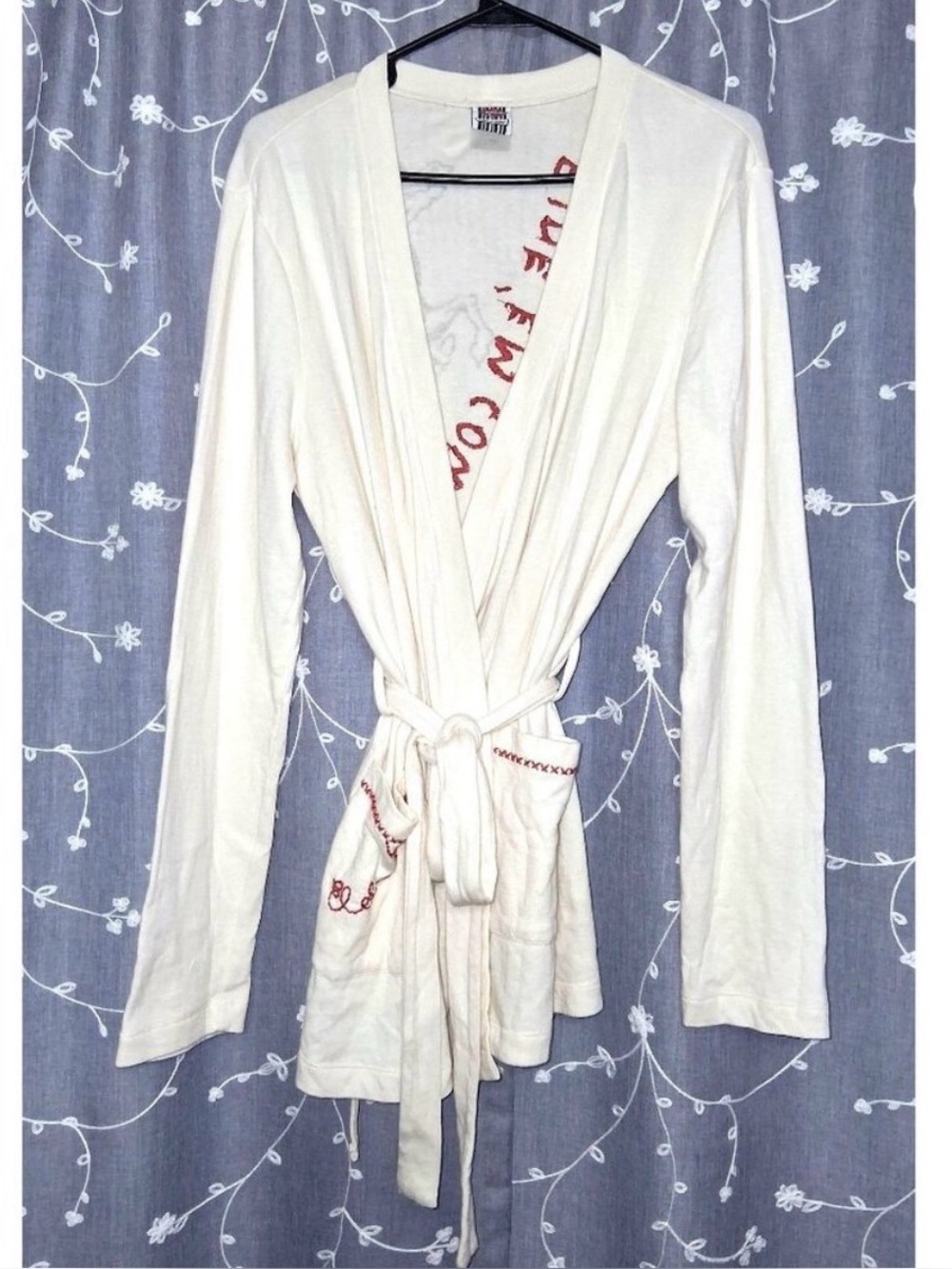 Scanty Retro Ride Em Cowboy Robe Size Large Western Cowgirl Boho Horse Novelty